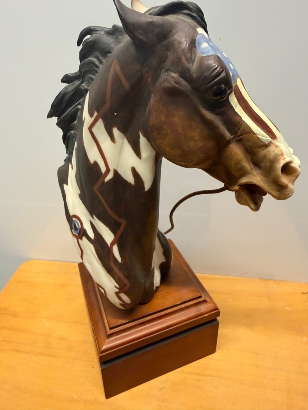 WAR PONY BY MILL CREEK PATRIOTIC HORSE SCULPTURE